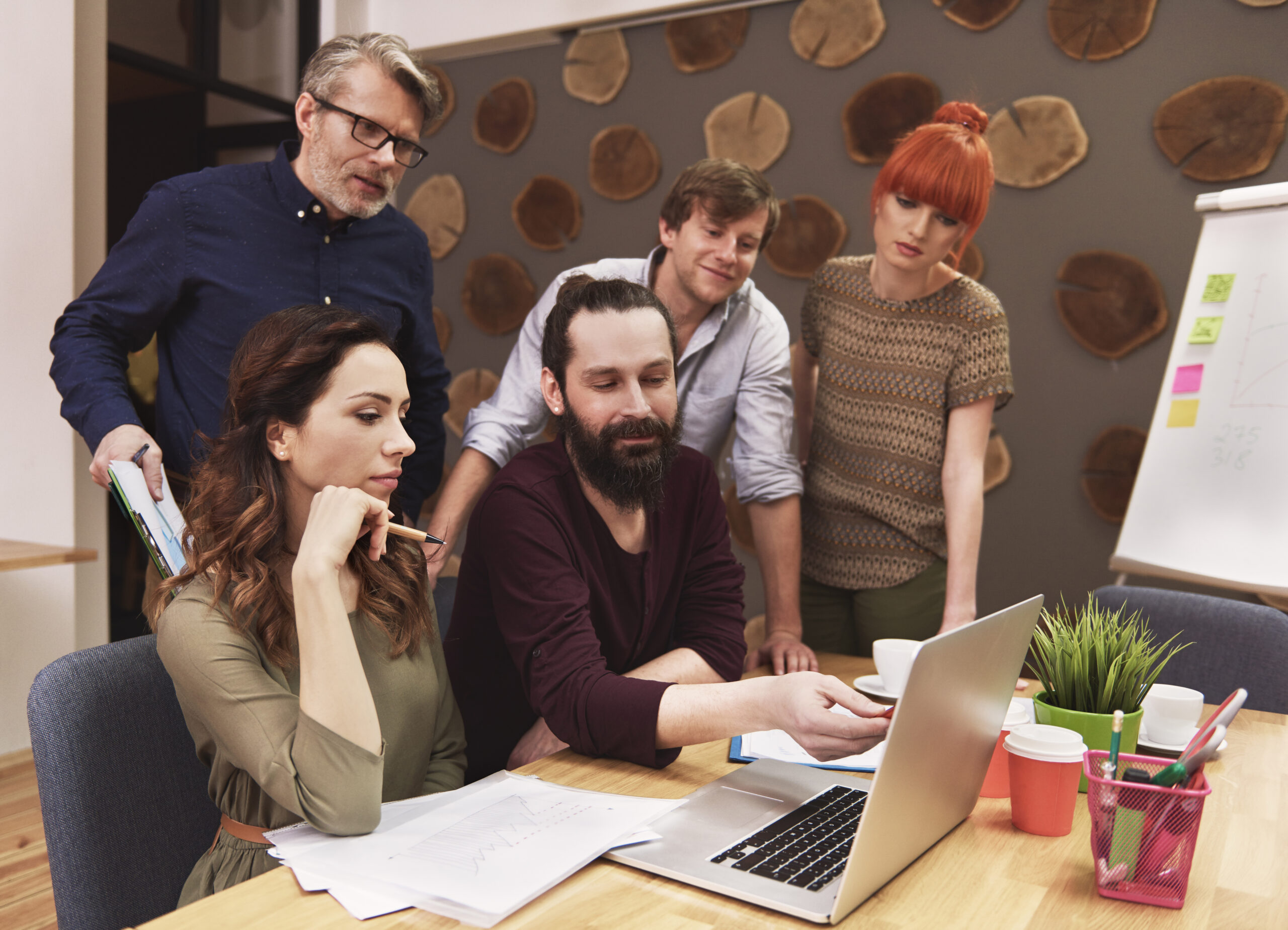 Group Creative People Analyzing Result Work Scaled